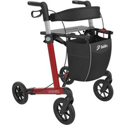 Trionic Walker Soft Leopard Rollator Περιπατητήρας Κόκκινος