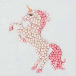 Craft Buddy Faiytale Unicorn Καμβάς Diamond Painting Kit 9x9cm CAMK-16