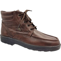 Boxer Ανδρικά Μποτάκια Δερμάτινα Καφέ 01562-15-014
