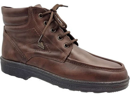Boxer Ανδρικά Μποτάκια Δερμάτινα Καφέ 01562-15-014