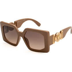 Versace VE4478U 549961 Γυναικεία Γυαλιά Ηλίου Τετράγωνα Κοκάλινα Καφέ με Καφέ Φακό