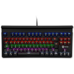 Liocat KX365CM Μηχανικό Gaming Πληκτρολόγιο TenKeyLess με Outemu Blue Διακόπτες RGB Black