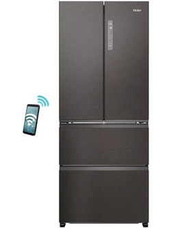 Haier HFR3718ENMD Ψυγείο Ντουλάπα 402lt Full No Frost Υ177.5xΠ70xΒ68.8cm Inox