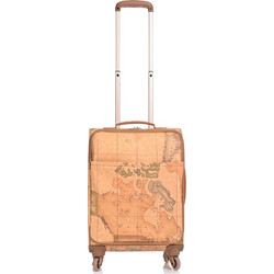 Alviero Martini 1A Classe BVG510 Βαλίτσα Καμπίνας 55x36.5x22cm με 4 Ρόδες Καφέ