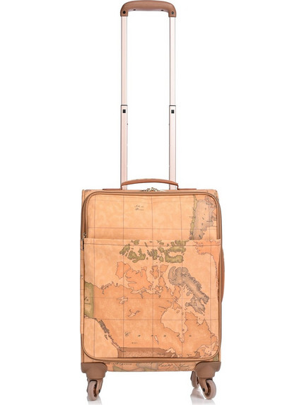 Alviero Martini 1A Classe BVG510 Βαλίτσα Καμπίνας 55x36.5x22cm με 4 Ρόδες Καφέ