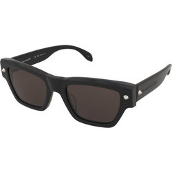 Alexander McQueen AM0409S 001 Γυναικεία Γυαλιά Ηλίου Πεταλούδα Κοκάλινα Μαύρα με Μαύρο Φακό