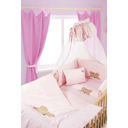 Dimcol Sleeping Bear Cub 14 Κουνουπιέρα Κούνιας Ροζ 490x160cm