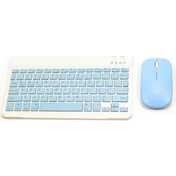 Jiageng JG735 Light Blue Ασύρματο Σετ Πληκτρολόγιο & Ποντίκι