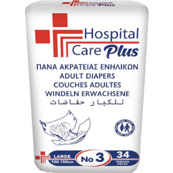 Mediform Hospital Care Plus Large Πάνες Ακράτειας 34τμχ