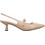 Nine West CALUN9X93 Γόβες Slingback Λουστρίνι με Λεπτό Χαμηλό Τακούνι Nude CALUN9X9301-LNA01