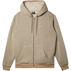 Quiksilver Sherpa Ανδρική Ζακέτα Φούτερ με Κουκούλα και Φερμουάρ Μπεζ AQYFT03391-TKAH