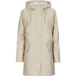 Only Sally Γυναικείο Μπουφάν Softshell Μακρύ Αδιάβροχο Εκρού 15206116