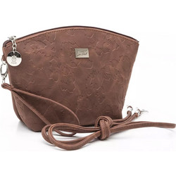 Fragola PC018-10CR Γυναικείο Νεσεσέρ με Θήκες 25x8x17cm Σοκολατί