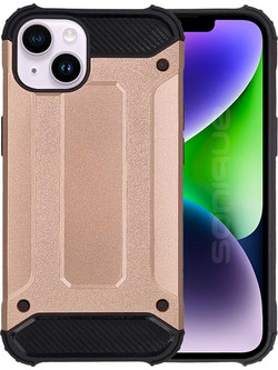 Sonique Heavy Armor Back Cover Rose Gold (iPhone 14 Plus)