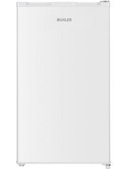 Muhler 1008619 Μονόπορτο Ψυγείο 90lt Υ85xΠ47.5xΒ44.5cm Λευκό