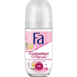Fa Passionfruit & Coconut Γυναικείο Αποσμητικό Roll On 48h Χωρίς Αλουμίνιο 50ml