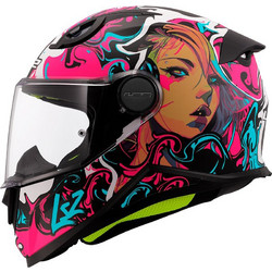 LS2 812 Cyberg Black Purple Blue Κράνος Μηχανής Full Face 1250gr