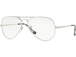 Ray-Ban RB6489 2501 Ανδρικός Σκελετός Γυαλιών Οράσεως Μεταλλικός Ασημί