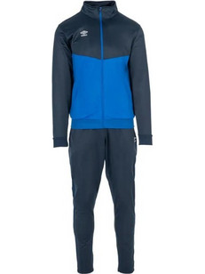 Umbro Ανδρικό Σετ Φόρμας με Λάστιχο Navy Μπλε Royal Blue UMAV1020