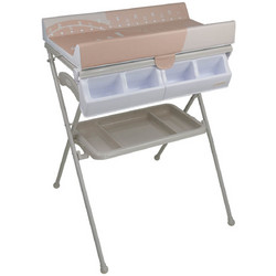 Bebe Stars Coolness Leaf Μπανάκι Αλλαξιέρα Μωρού με Βάση Σομόν 15-182