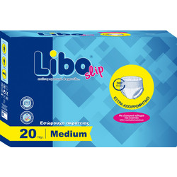 Libo Slip Extra Medium Πάνες Βρακάκι Ακράτειας 20τμχ
