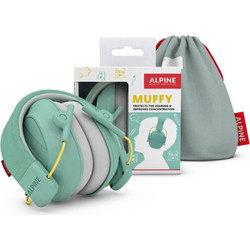 Alpine Muffy 2.0 Παιδικές Ωτοασπίδες 1τμχ Πράσινο Mint