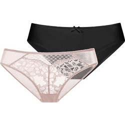 Dorina Sierra Γυναικεία Slip με Δαντέλα 2Pack FXBF0056LA132-2X0206