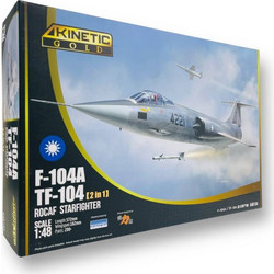 Kinetic Model Kits Taiwan F-104A /TF-104 Συναρμολογούμενο Πλαστικό Μοντέλο Αεροπλάνου 1:48