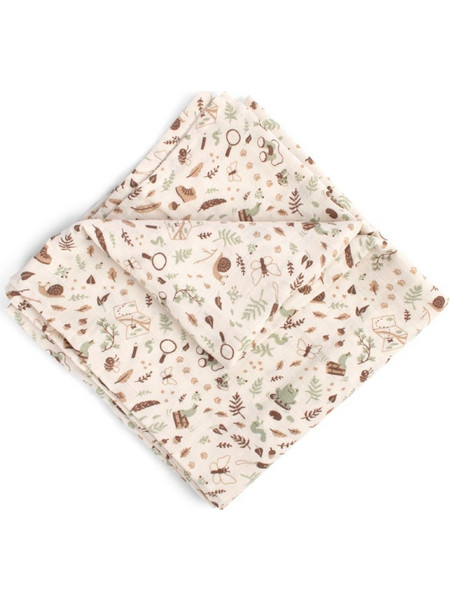 Filibabba Little Wonders Πάνα Αγκαλιάς από Μουσελίνα Μπεζ 120x120cm