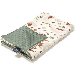 La Millou Hug Me Κουβέρτα Κούνιας Βελουτέ 110x140 Γκρι 103.02289