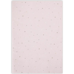 Lorelli Βρεφικό Σεντόνι Κούνιας Βαμβακερό 100x150 Sky Pink