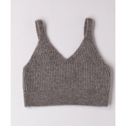iDo Παιδικό Crop Top Αμάνικο Γκρι 4A952-8993