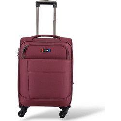 Rain RB2007-20 Βαλίτσα Καμπίνας 56x38x22cm με 4 Ρόδες Μπορντό