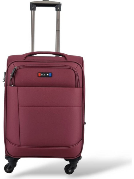 Rain RB2007-20 Βαλίτσα Καμπίνας 56x38x22cm με 4 Ρόδες Μπορντό