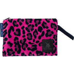Greenwich Polo Club Animal Print 28 Γυναικείο Νεσεσέρ Παραλίας 30x22cm Φούξια
