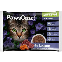 Pawsome Adult with Lamb in Sause 4x85gr