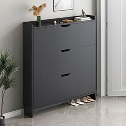 Woodwell Παπουτσοθήκη Ξύλινη Γκρι M80xΠ17xY115cm Ε8330,1