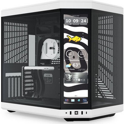 Hyte Y70 Touch Infinite White Black Midi Tower Κουτί Υπολογιστή με Πλαϊνό Παράθυρο