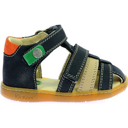 Kickers Παιδικά Παπουτσοπέδιλα για Αγόρι Ανατομικά Navy Μπλε Κόκκινα 1217840-10-0-103