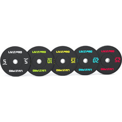 LivePro Δίσκος Ολυμπιακού Τύπου Bumper 20kg Φ50mm Β-8038-20