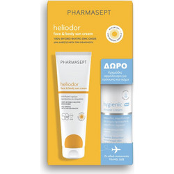 Pharmasept Heliodor Face & Body Sun Cream SPF50 150ml + Hygienic Shower Cream 100ml