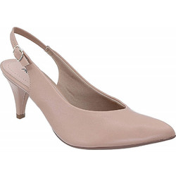 Piccadilly Ανατομικές Γόβες Slingback Δερμάτινες με Λεπτό Ψηλό Τακούνι Nude 745080-14