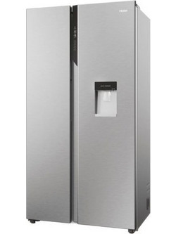 Haier HSR5918DWMP Ψυγείο Ντουλάπα 521lt Υ177.5xΠ90.8xΒ65.9cm Inox