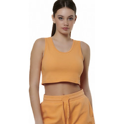 Body Action Γυναικείο Αθλητικό Crop Top Πορτοκαλί 041515-10