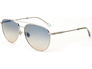 Etnia Barcelona 4PALMBEA-BLSL Γυναικεία Γυαλιά Ηλίου Aviator Μεταλλικά Ασημί με Μπλε Degradee Φακό