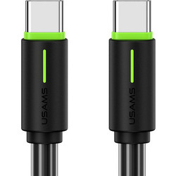 Usams US-SJ734 USB-C to USB-C 60W 1m Black SJ734USB01
