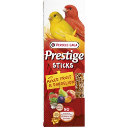 Versele-Laga Prestige Sticks Canaries with Mixed Fruit & Dandelion 2x30gr