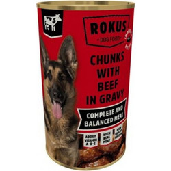 Rokus Chunks with Beef in Gravy 410gr