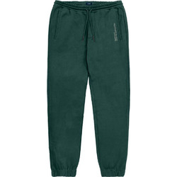 Double Ανδρικό Παντελόνι Φόρμας Fleece με Λάστιχο Πράσινο MPAN-49