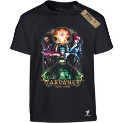 Takeposition Arcane league of legent Παιδικό T-Shirt Κοντομάνικο Μαύρο 806-4776